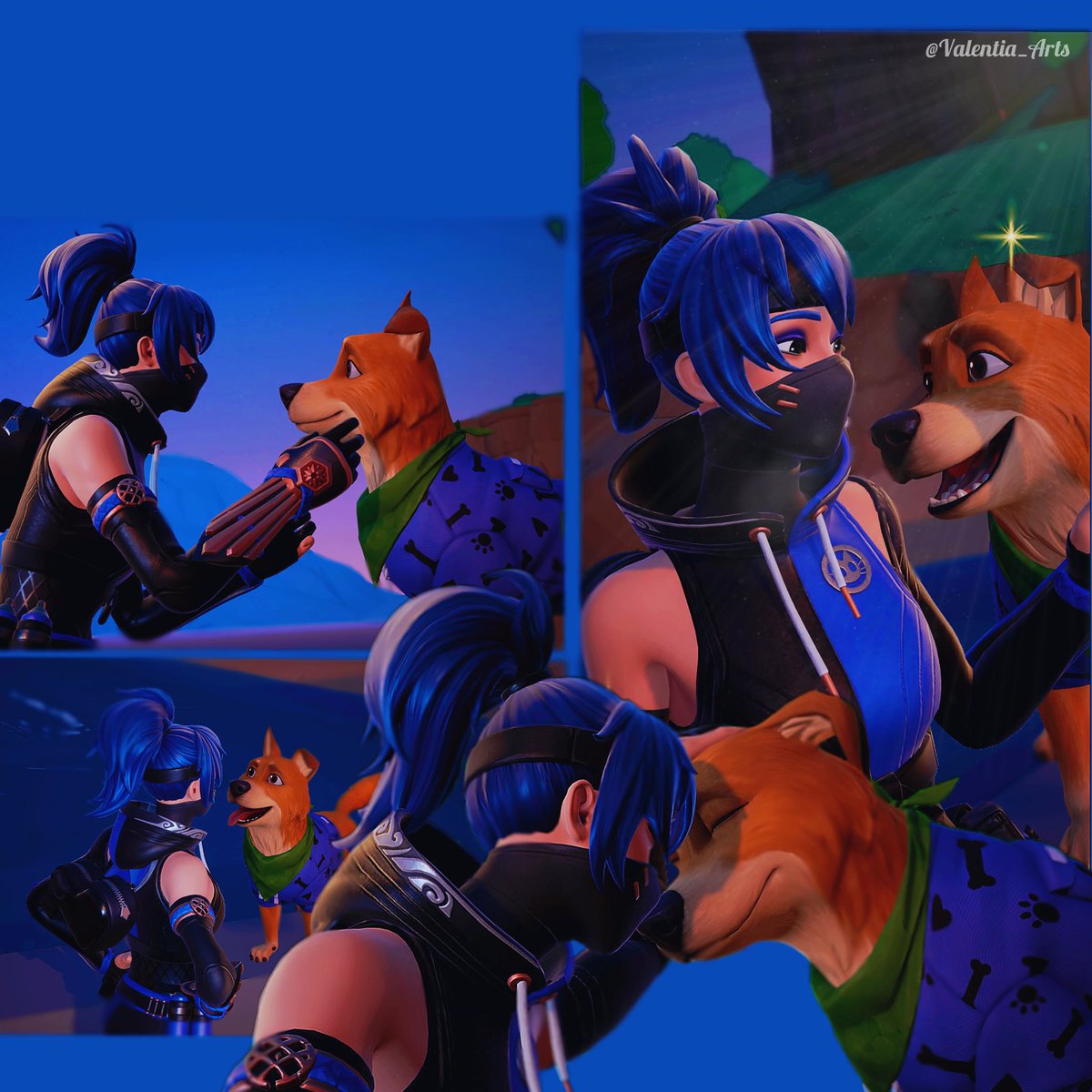 Valentia_arts's tweet image. Valentia/Hope x Bonesy🩵🐾✨️
_
#Fortnite #Fortography #FortniteHope