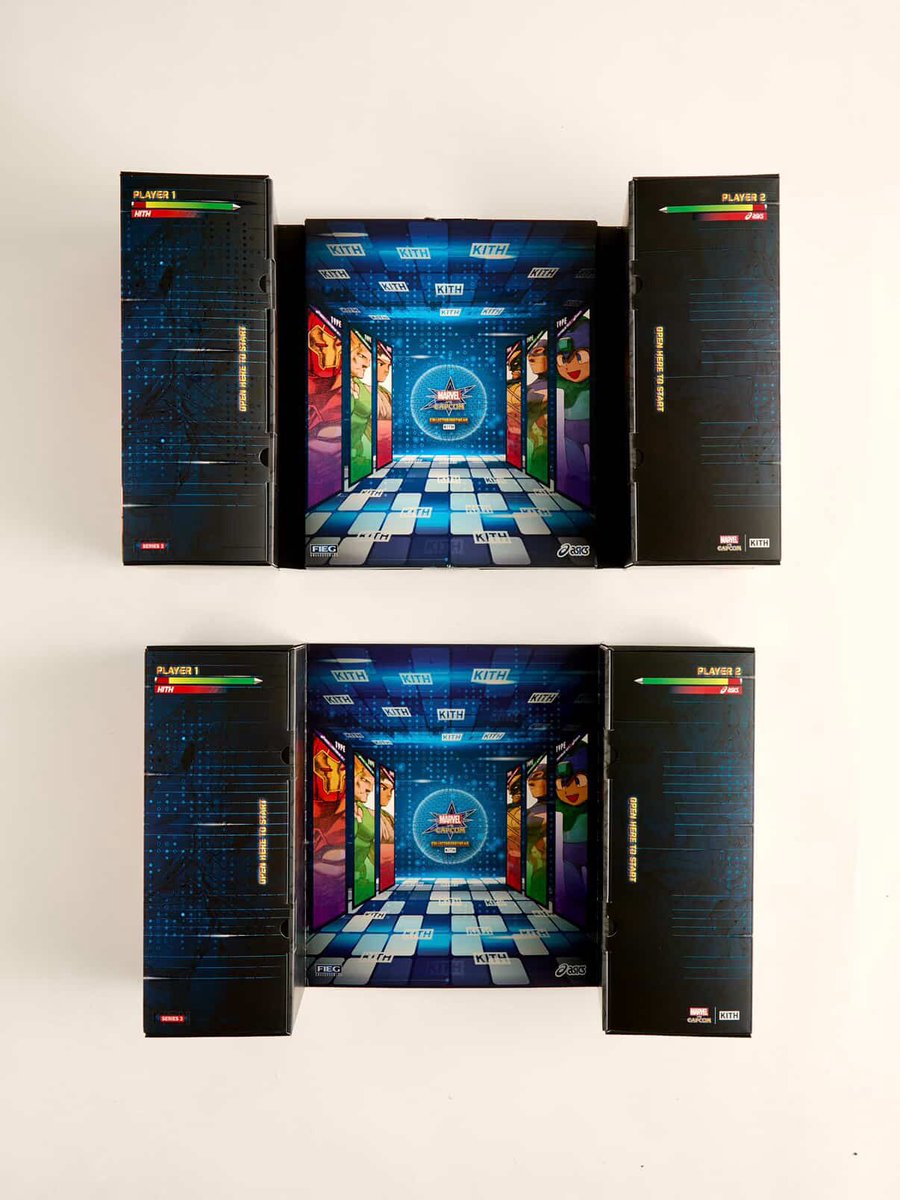 ChefDoomy's tweet image. Kith Marvel vs Capcom ASICS packaging is NUTS!

📸: @RonnieFieg