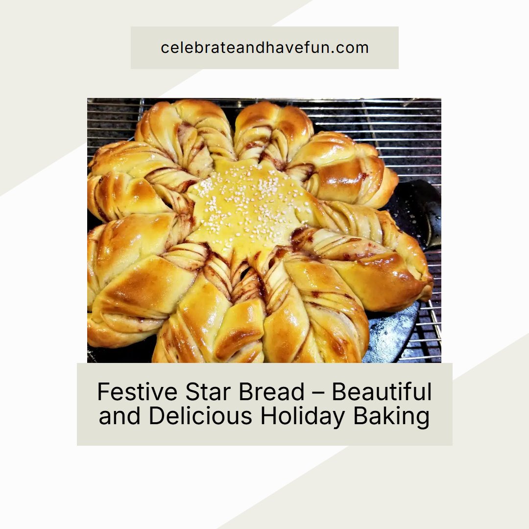 celebratehavfun's tweet image. celebrateandhavefun.com/how-to-make-ch…
Bring the “wow” factor to your holiday table with this gorgeous Star Bread (Snowflake Bread)! 🌟 Easy to make, fun to shape, and absolutely delicious — a must-try Christmas baking project.
#StarBread #SnowflakeBread #ChristmasBaking #HolidayDesserts