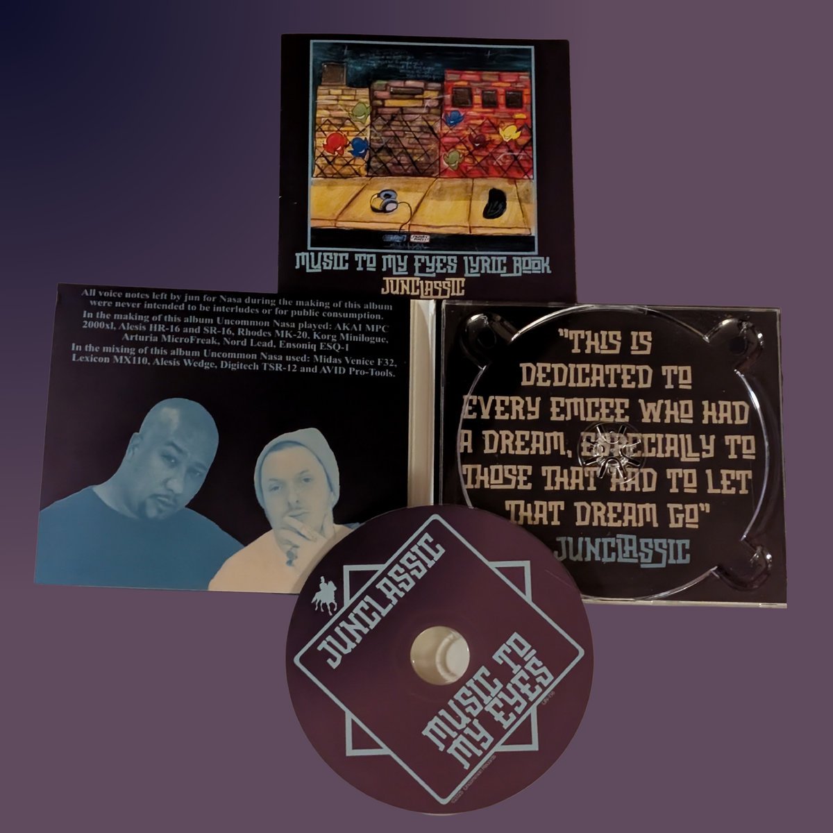MeccaGodZilla's tweet image. Music to My Eyes just dropped.
RIP @junclassic.  Shouts to Nasa of @UncommonRecords  

Available on @bandcamp: 
uncommonrecords.bandcamp.com/album/music-to…   

#undergroundHipHop #lyricists