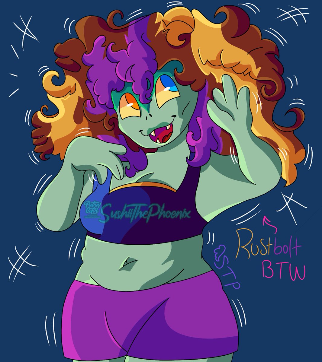 He's pretty, hehe. #pvzfanart #pvz #pvzheroes #pvzrustbolt #rustbolt