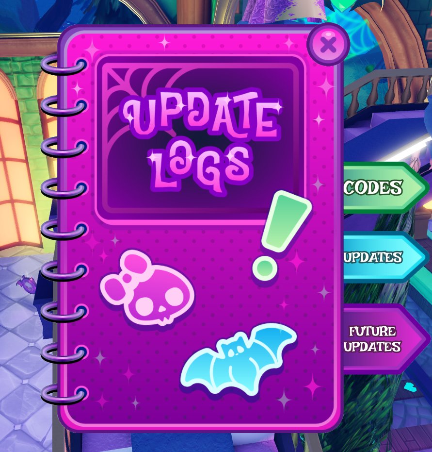 [🥳] New MONSTERVERZE update out NOW! 🎉
This update includes...
💜The Trickster Collection - 189,000 🦇
💜Dulce Catrina Collection - 90,500 🦇
💜Dulce Catrina hairs &amp; faces🦇
This update also comes with an "Update Logs" UI, located at the top right hand of your screen. 🪦