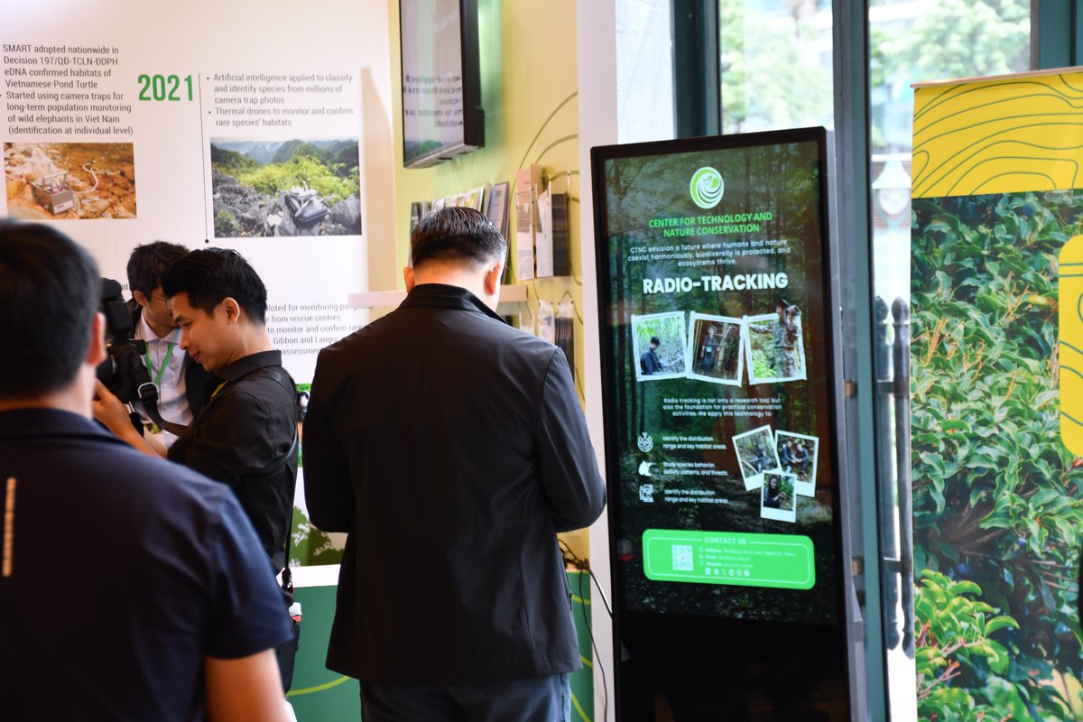 ctnc2019's tweet photo. CTNC proudly participated in the ACT Conference 2025 in Hanoi, taking place from November 3–7. This landmark global conservation technology forum is co-organized by SMART, EarthRanger, Save Vietnam’s Wildlife (SVW) and Vietnam’s Department of Forestry and Forest Protection Department, gathering more than 458 delegates from 77 countries and 252 organizations. The conference highlights the growing importance of conservation technology, ranger and protected-area management, and data-driven solutions in safeguarding biodiversity. Key discussions focused on real-world applications of platforms such as SMART and EarthRanger to strengthen law enforcement and biodiversity monitoring, reduce human–wildlife conflict, enhance protected-area governance, improve community livelihoods, and accelerate long-term conservation impacts. CTNC is honored to be part of this global community of conservation leaders — learning, sharing, and contributing to innovative approaches that help advance nature protection in Vietnam and beyond. 🌿🌏💻
#CTNC #biodiervsity #wildlife #conservation #technology #collaboration #ACTCon2025