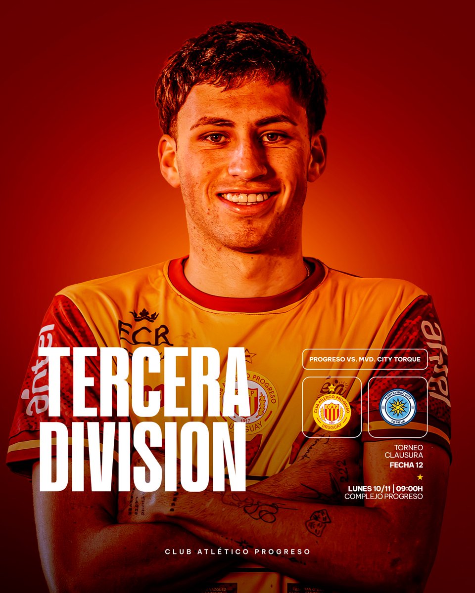 ProgresoOficial's tweet image. #Tercera | Mañana en casa 

🆚 Torque 

#ElClubDelBarrio