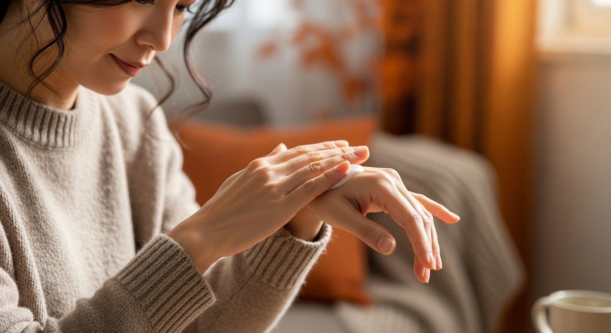 おはクロス~🥹𝕏🌟
今日は ハンドクリームの日！👐🏻🥀

 「いい（11）手（ten＝10）」の語呂合わせと、気温が下がって手荒れが増えるこの時期にちなんで制定された日のようです🐈🍂

AIの時代でも、最後に動かすのは人の手👐🏻
今週も手をいたわりながら、あたたかい気持ちでいきましょう！🥰🥰🥰