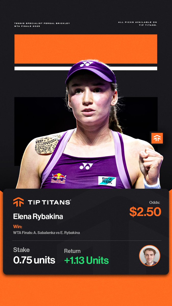 Fergal does it again!! 🔥

Billie Jean King Cup Playoffs starting Friday make sure to recruit Fergal to your team 👇
bit.ly/4cBmYWI

#WTAFinals