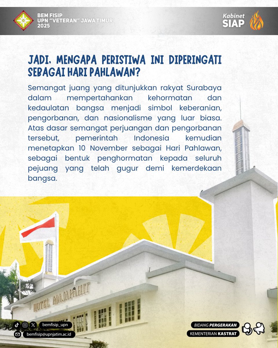 BEM FISIP UPNVJT tweet media