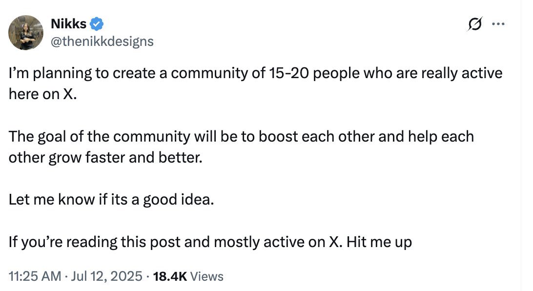 The secret is they’re all in engagement groups. 

Each of them all link their posts in the discord and everyone in the group engages with likes / comments to boost it in the algo
