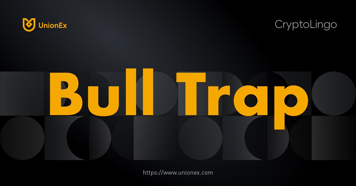 UnionExGlobal's tweet image. 📖 #CryptoLingo -Bull Trap 🔍

🐂 A deceptive market situation where prices temporarily decrease, fooling traders into thinking a bear market is starting.

⚠️ Be aware of the bull trap! 

#BullTrap #DayTrading #UnionExEDU