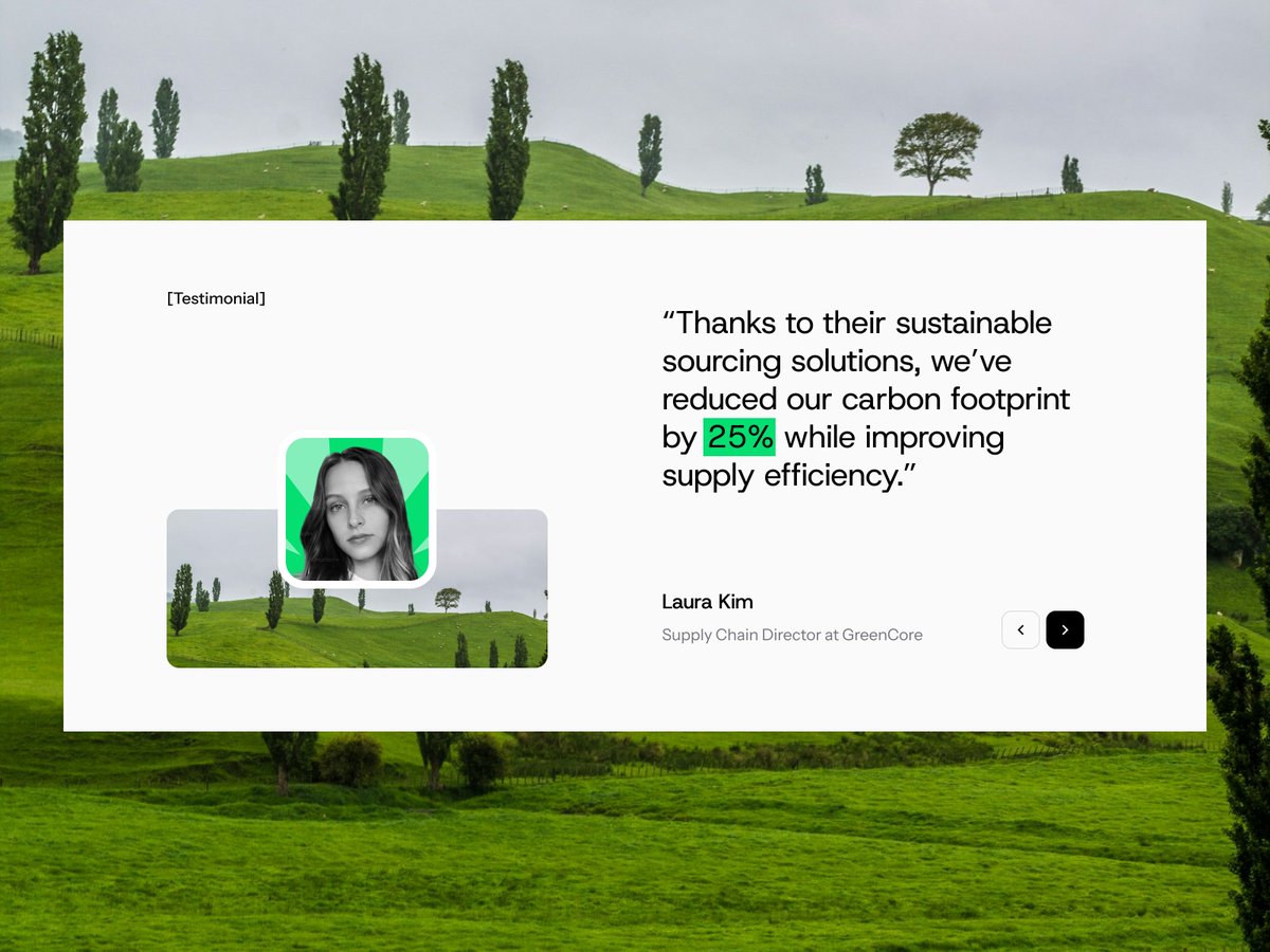 Flowbaseco's tweet image. UI Daily (6/30) 🏁 

Testimonial Section from our brand new Cycle collection 🌏 for @webfow &amp;amp; @figma 

Check it out here 👉 flowbase.co/components