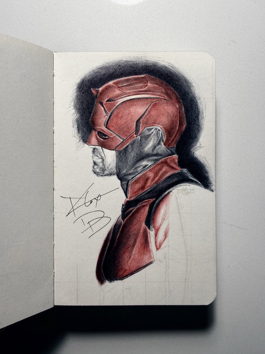 artbyktgamboa's tweet image. added a couple cool scribbles to my sketchbook this weekend :)
#daredevil #charliecox #ricc #rhodeislandcomiccon #ricomiccon