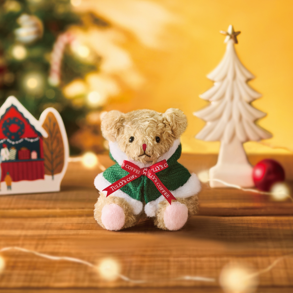 一緒におでかけ♪ 真っ赤なお鼻の #ベアフル®ツリー〔プチ〕 フードを