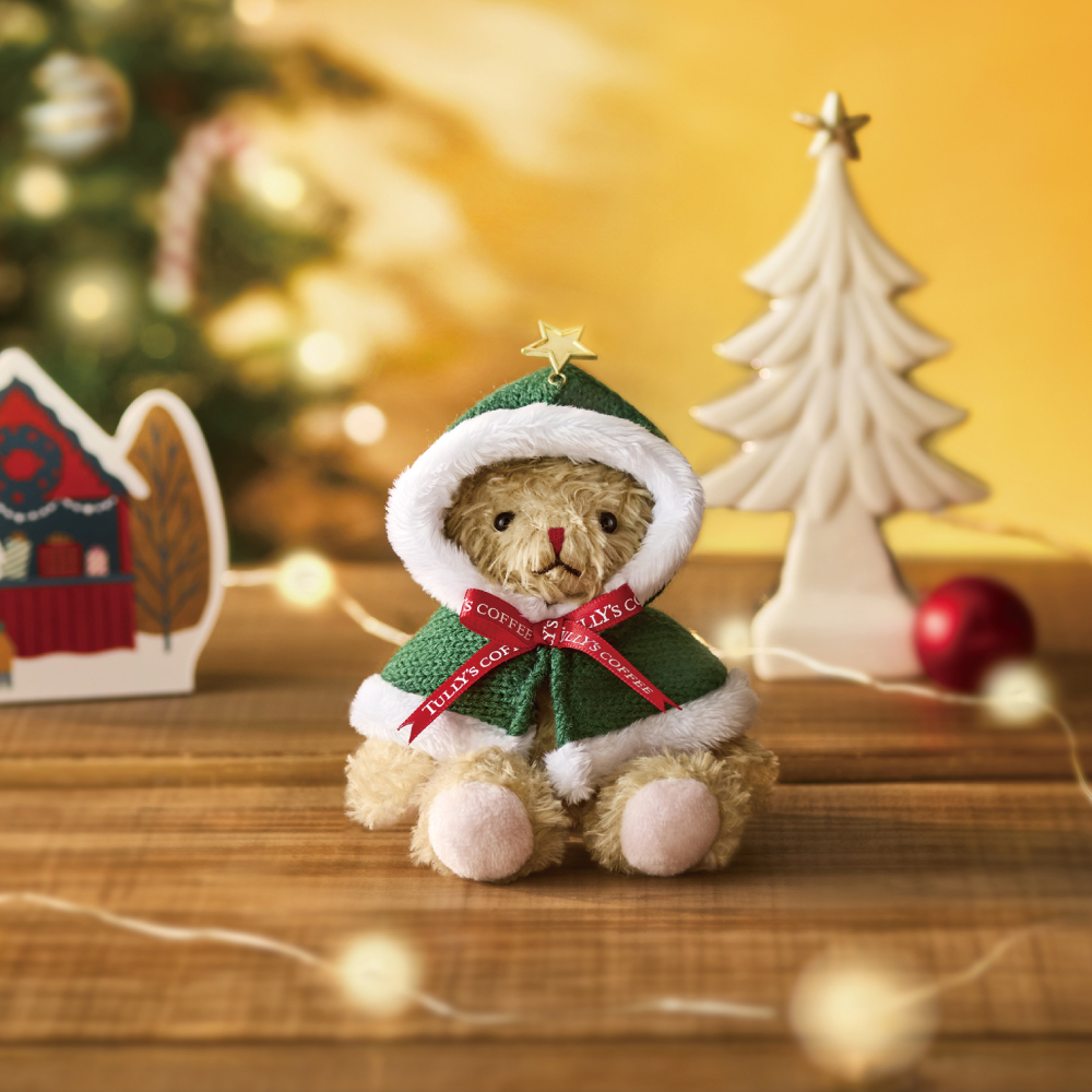 一緒におでかけ♪ 真っ赤なお鼻の #ベアフル®ツリー〔プチ〕 フードを