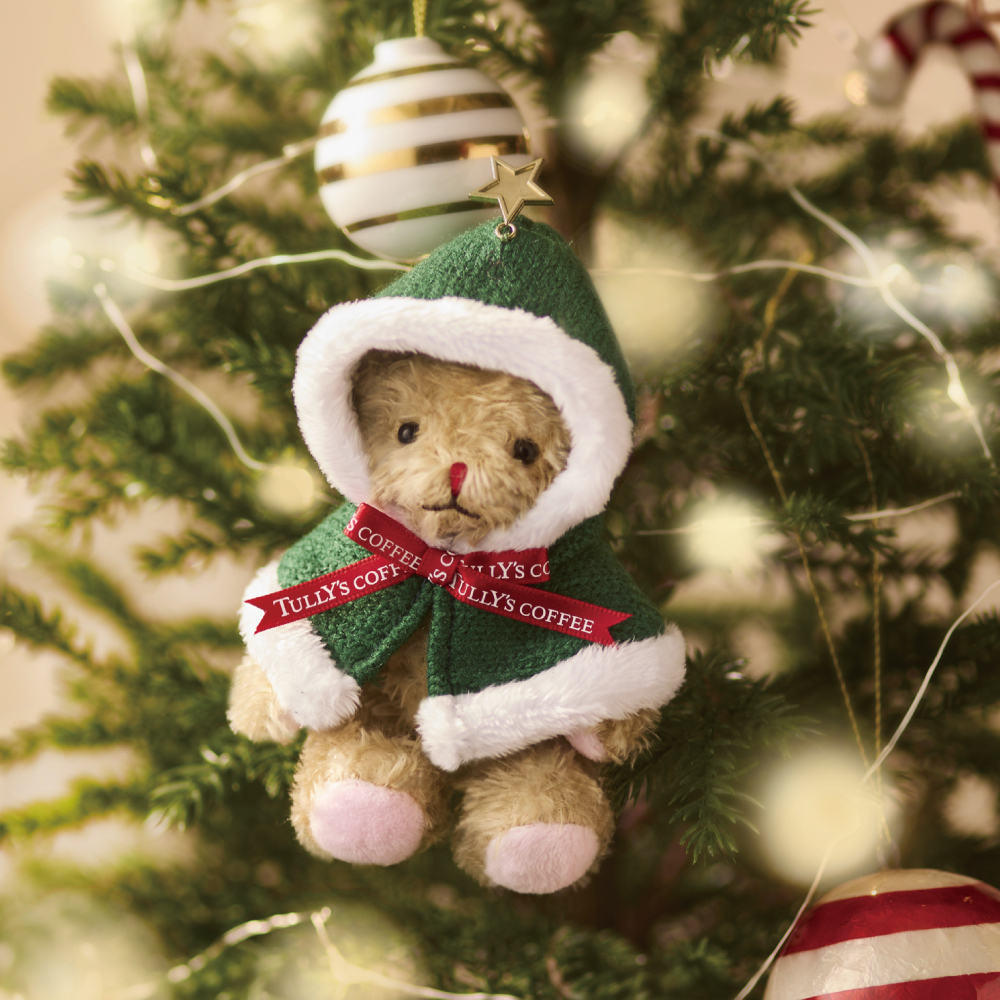 一緒におでかけ♪ 真っ赤なお鼻の #ベアフル®ツリー〔プチ〕 フードを