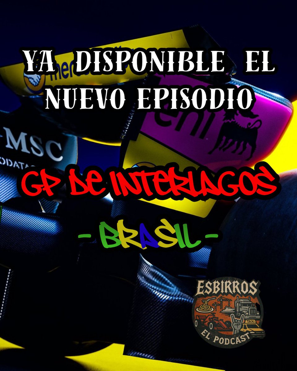 YA YA YA EPISODIO NUEVO  N°16 : BRASIL 🇧🇷

Mañana, mientras vas al laburo 👇
open.spotify.com/episode/0MFOsz…