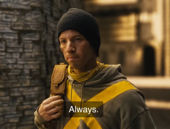 emotionalpilot's tweet image. invisible string theory strikes again. been rewatching jessie and i realized the final line of the series was the same final line of the dema story said by josh