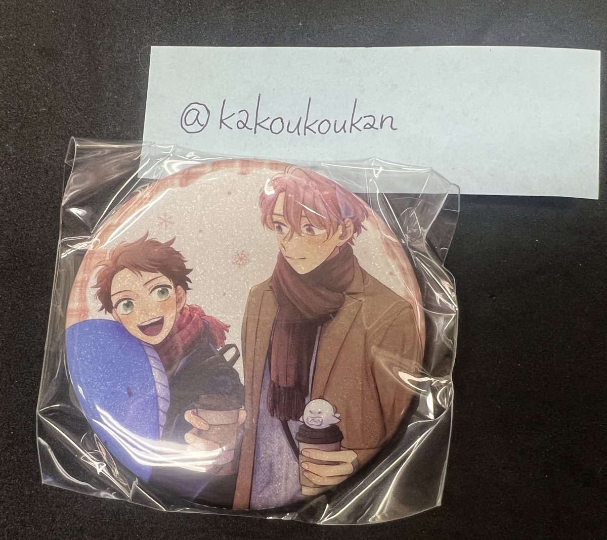 kakoukoukan's tweet photo. 【交換】gateau展　2026 マンガ展　gateau  缶バッジ

譲：さん太ろ先生

求：秋久テオ先生

郵送にて交換希望
検索からでもお気軽にご連絡ください。 https://t.co/QuagE1mw6M