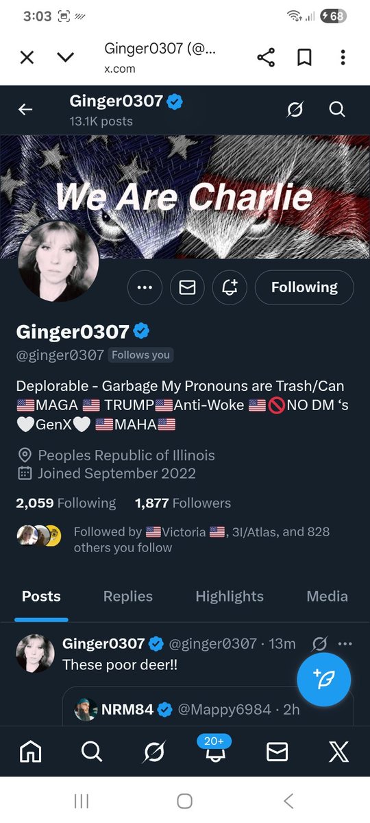 Can we take this patriot over the 2k,connects back 
<a href="/ginger0307/">Ginger0307</a> 
F&amp;R
💪🫶💯🇺🇸