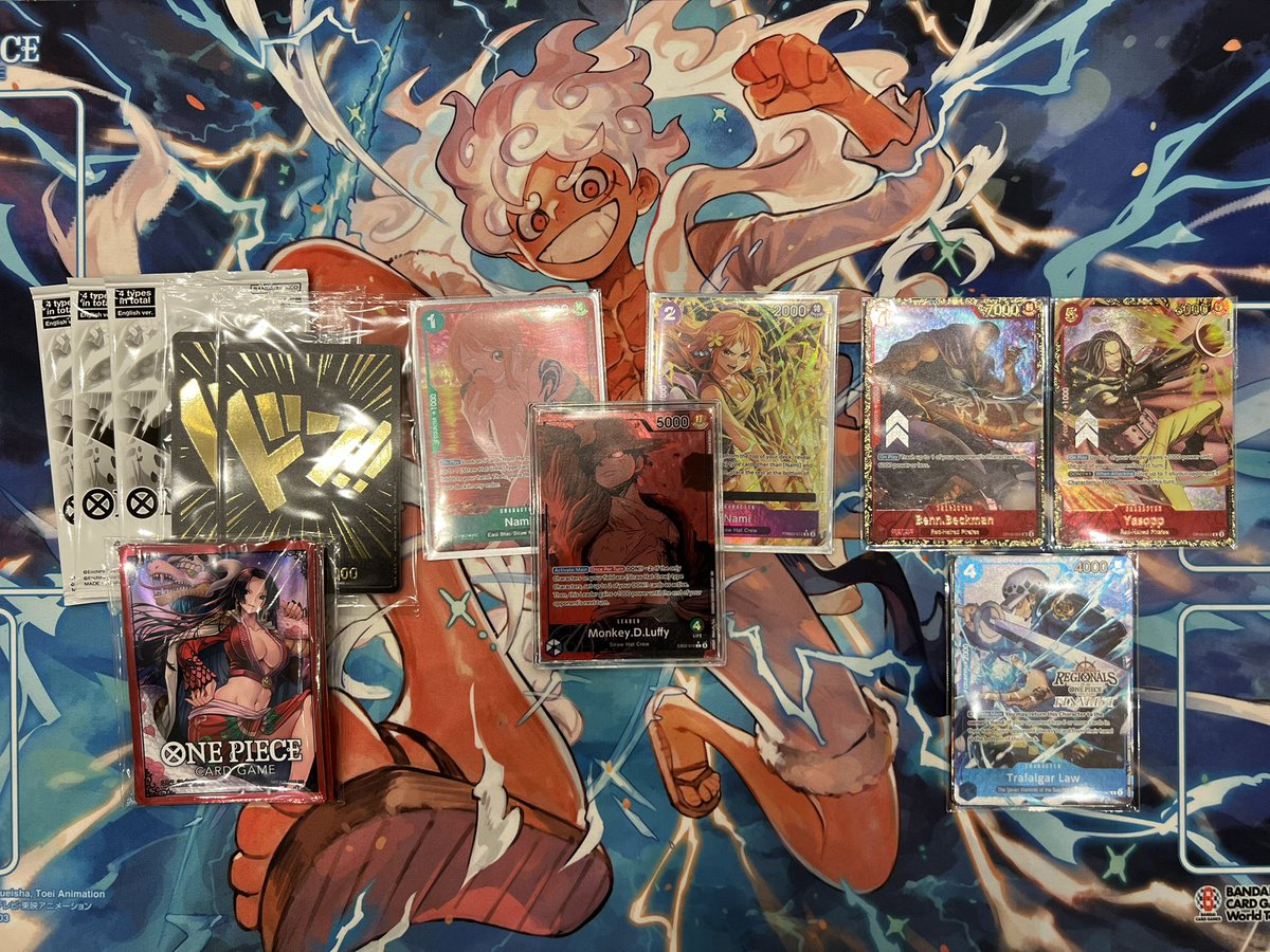Top 16 in Maryland with GP Luffy! Happy to have gotten my invite and played well with my favorite deck one last time this format 🥰

❌ R1 Zoro Sanji
✅ R2 G Zoro
✅ R3 GP Luffy
✅ R4 Koala
✅ R5 G Zoro
✅ R6 Rayleigh
✅ R7 Bonney (<a href="/Minhute/">¡Minhooty!</a>)
❌ R8 UP Luffy
✅ R9 GP Luffy