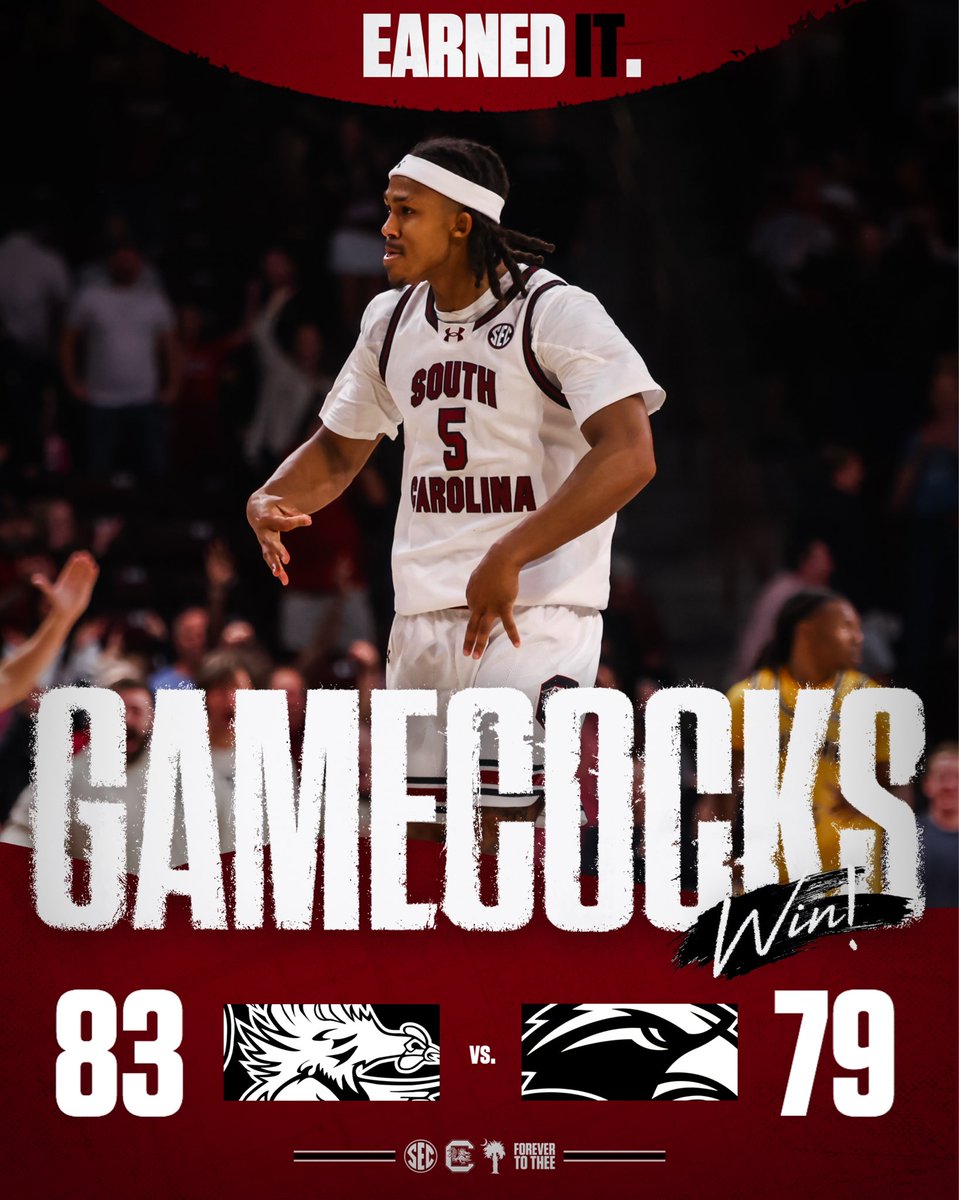 GamecockMBB's tweet photo. 2-0 

#Gamecocks🐔🏀 // #ForeverToThee https://t.co/WzzSVSbUU9