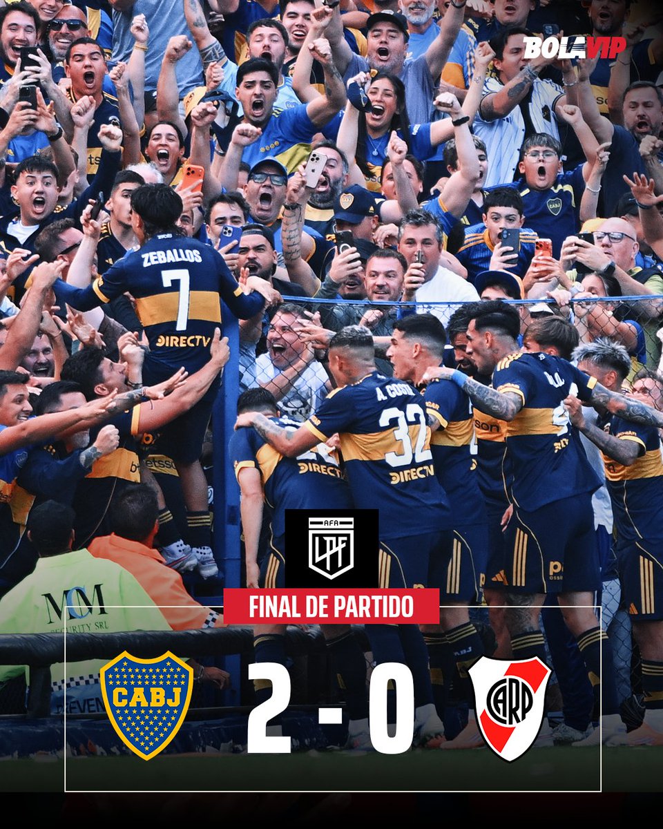 La historia se sigue escribiendo. Boca estira su paternidad ante River 📊

🔵🟡