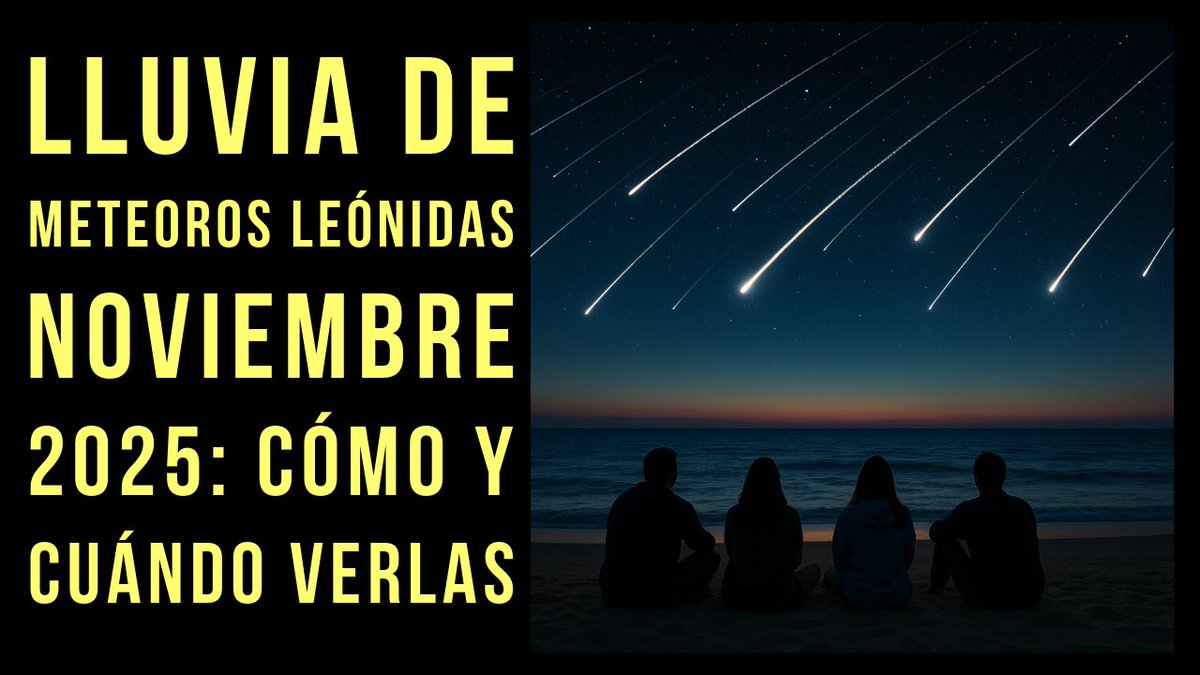 antroastronomo's tweet photo. Todos los noviembres, la Tierra atraviesa los restos del cometa 55P/Tempel-Tuttle, dando origen a la lluvia de meteoros las Leónidas.
Nuevo video en mi canal Colorkosmos https://t.co/BPMjT9FeC6 

#Astronomía #Leónidas #LluviadeMeteoros https://t.co/2jsI2DRisd