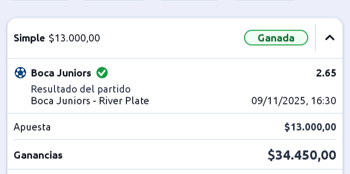 Antifrases90's tweet photo. Boca Juniors gana 2-0 el clásico 🇦🇷⚽ a River Plate. Chango un crack que jugador! Dominó Boca desde el inicio a un River perdido en la Bombonera. La Juaneta gana 3 apuestas 🟢🔥 #BocaJuniors #Riverplate #Clasico #Chango #Zeballos #Boca #Nicolasramirez #Argentina https://t.co/xy3Od6OpJD