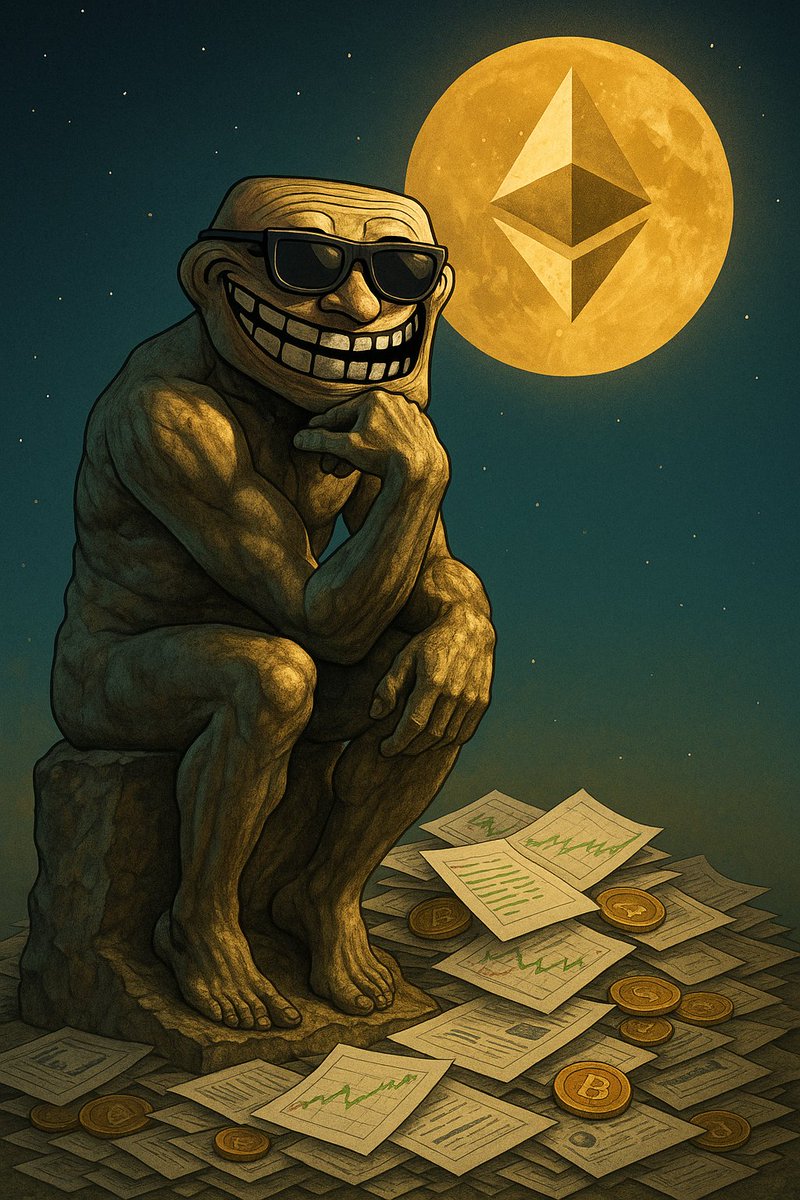Smart enough to play dumb.
Wise enough to grin. 😎

Markets rise and fall —
memes don’t.

$TROLL / ETH
troll.run 🧌🔥