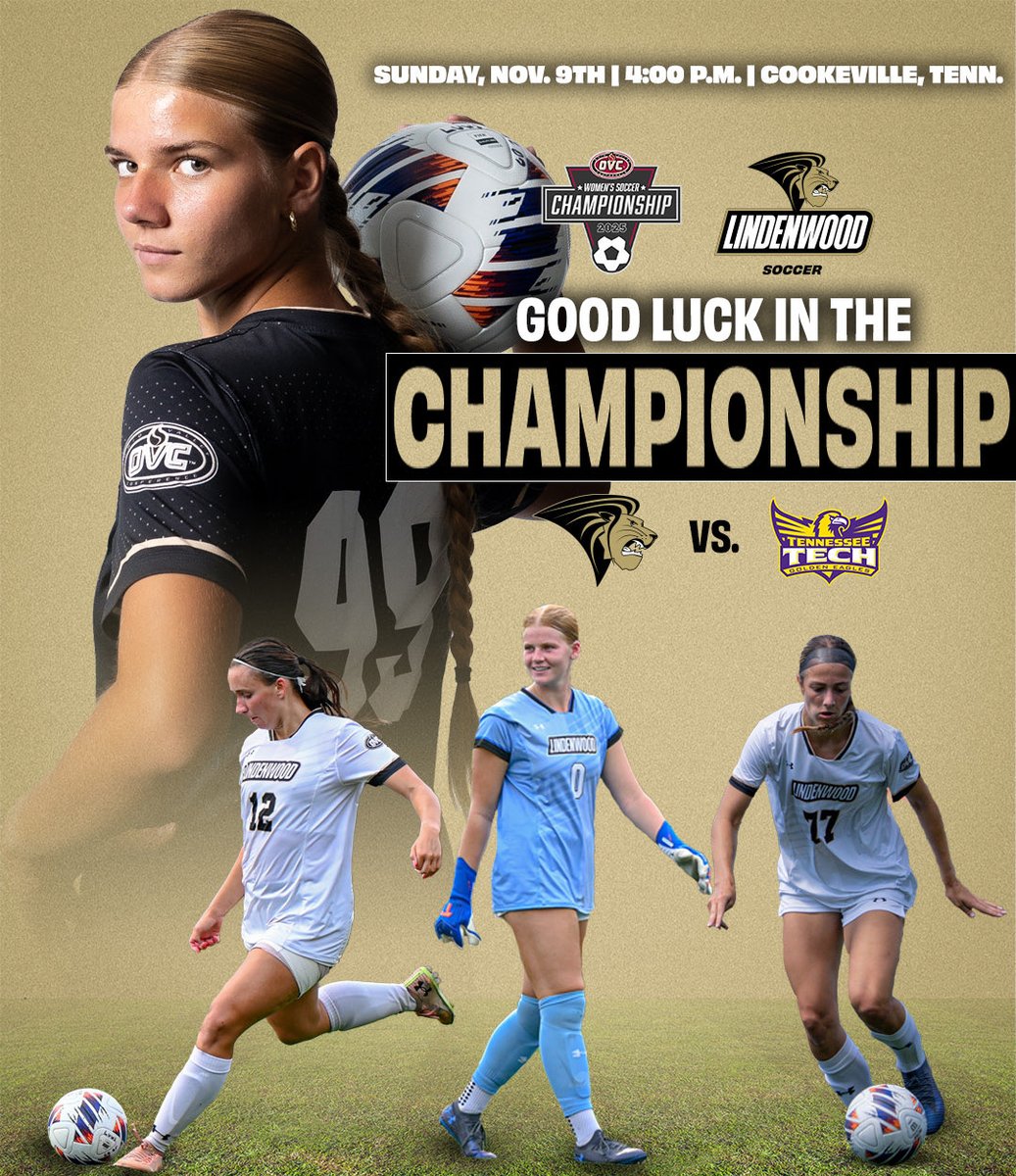 Let’s go <a href="/LindenwoodWSOC/">Lindenwood Women's Soccer</a> !!  Find your way to ESPN + to support the Lions!