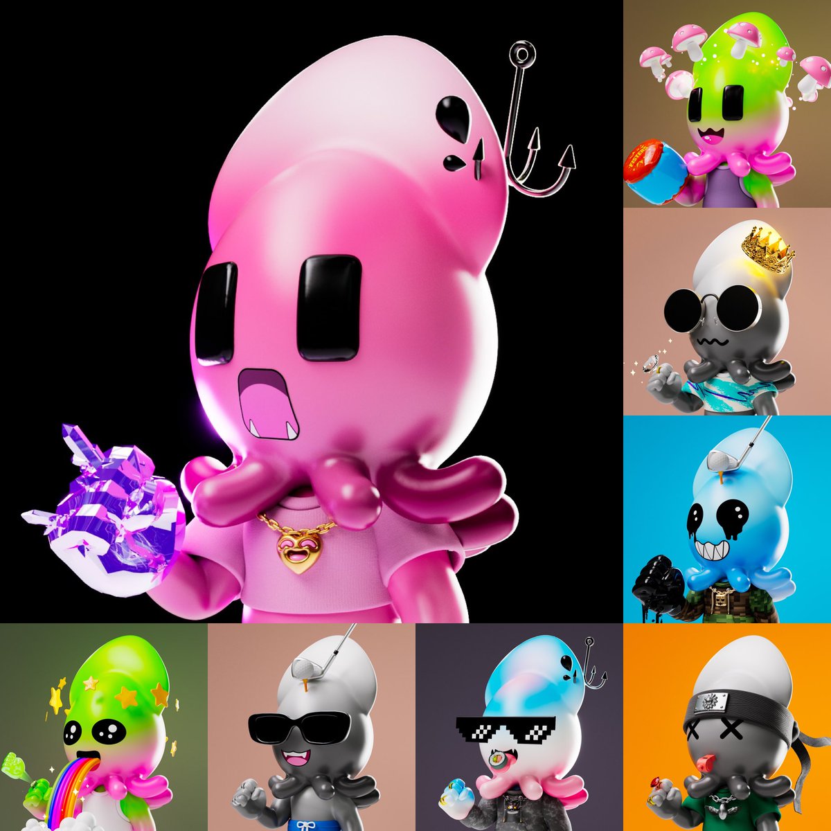 Congrats <a href="/TheFisters/">The Fisters</a> on an epic drop 🤩 they brought back the excitement of minting NFTs!🎉

There’s nobody more deserving than <a href="/SquiddyNFT/">SQUIDDY {✊,🎮}</a> &amp; <a href="/hiltonvision/">Evan Hilton</a> 🥹Special shoutout for naming the Pink skin Cryptoxic 😜 Go support these legends &amp; show me your #Fisters!😍💖