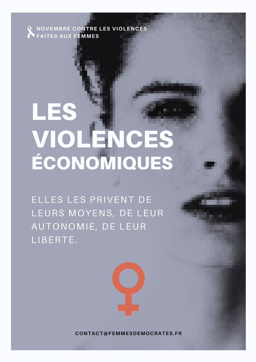 Femmes_Dem's tweet image. 3️⃣ Les #FemmesDémocrates, quant à elles, alertent sur un fléau silencieux : les #ViolencesÉconomiques 💶.
Elles privent les femmes de leurs moyens, de leur autonomie, de leur liberté.
Une domination souvent invisible… mais bien réelle.

#AvecLesFemmes #StopViolences