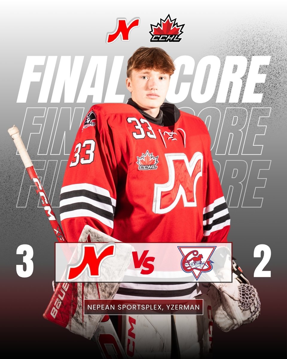 Nepeanraiders's tweet photo. RAIDERS WIN!!! 

A huge performance from Katste Brant, and goals from Larkin, Thompson and Benoit power us to a huge win over the Colts!
Back in action Wednesday against Cornwall - let's keep the momentum rolling!

#RaiderPride https://t.co/uTbQlguxxO