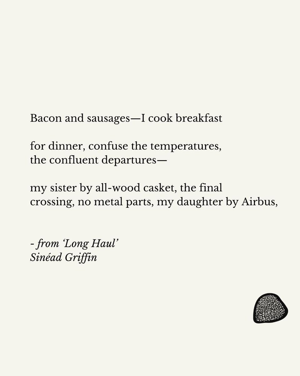 SINEAD GRIFFIN has been published in Poetry Ireland Review, The Irish Times, Under The Radar, Hog River Press, and elsewhere. A Freedom to Write ’24, Agility Award ’23 awardee, she’s co-editor for poetry at The Four Faced Liar. 

#poetry #newpoem #poetryjournal