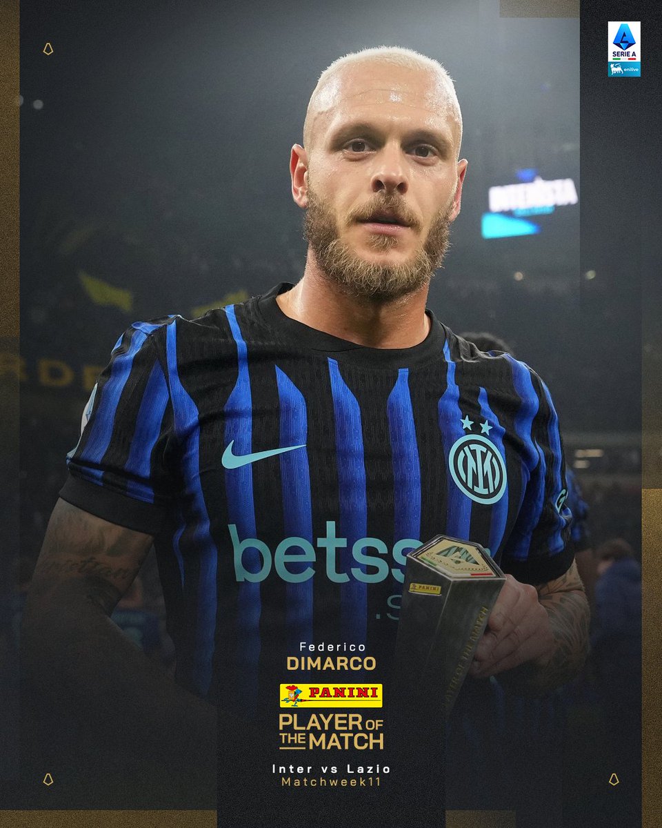 Dimarco è il Panini Player Of The Match di #InterLazio 🏆