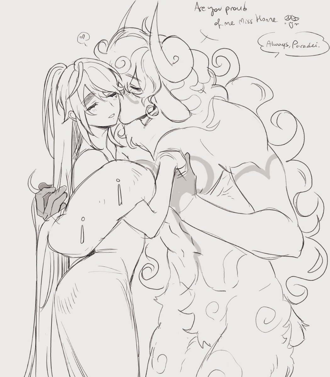 Michiroon's tweet photo. 💫 🐑 
Honne and Deisos

Drawn winch Xankiru 💛 pow! https://t.co/VjpKKUc3EJ