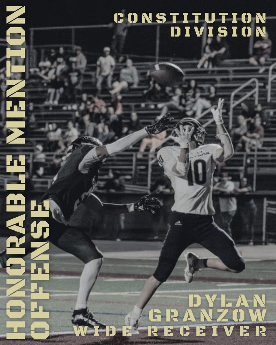 DylanGranzow4's tweet image. Honorable mention in one of the hardest divisions in New Jersey!! 
@HSHS_FB @AdvLevelRecruit @kevinquinn74 @WideoutsCoach