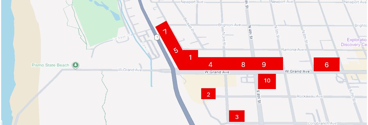 Want more 60' high buildings in these Grover Beach locations? If not, support the appeal Monday, Nov. 10 at 6pm, City Hall, 154 S. 8th St, Grover Beach.