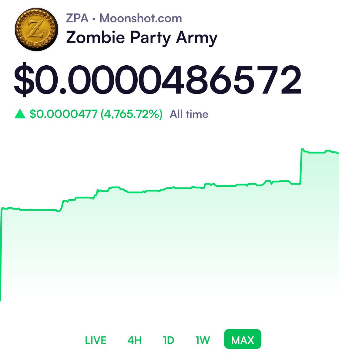 NRZombiePar17's tweet photo. Check out Zombie Party Army on Moonshot: https://t.co/NiwM9NWUPI
Join the ZPA family today!!
@moonshot 
WE ARE A HORDE OF ZOMBIES!!! https://t.co/InFQZMimSD