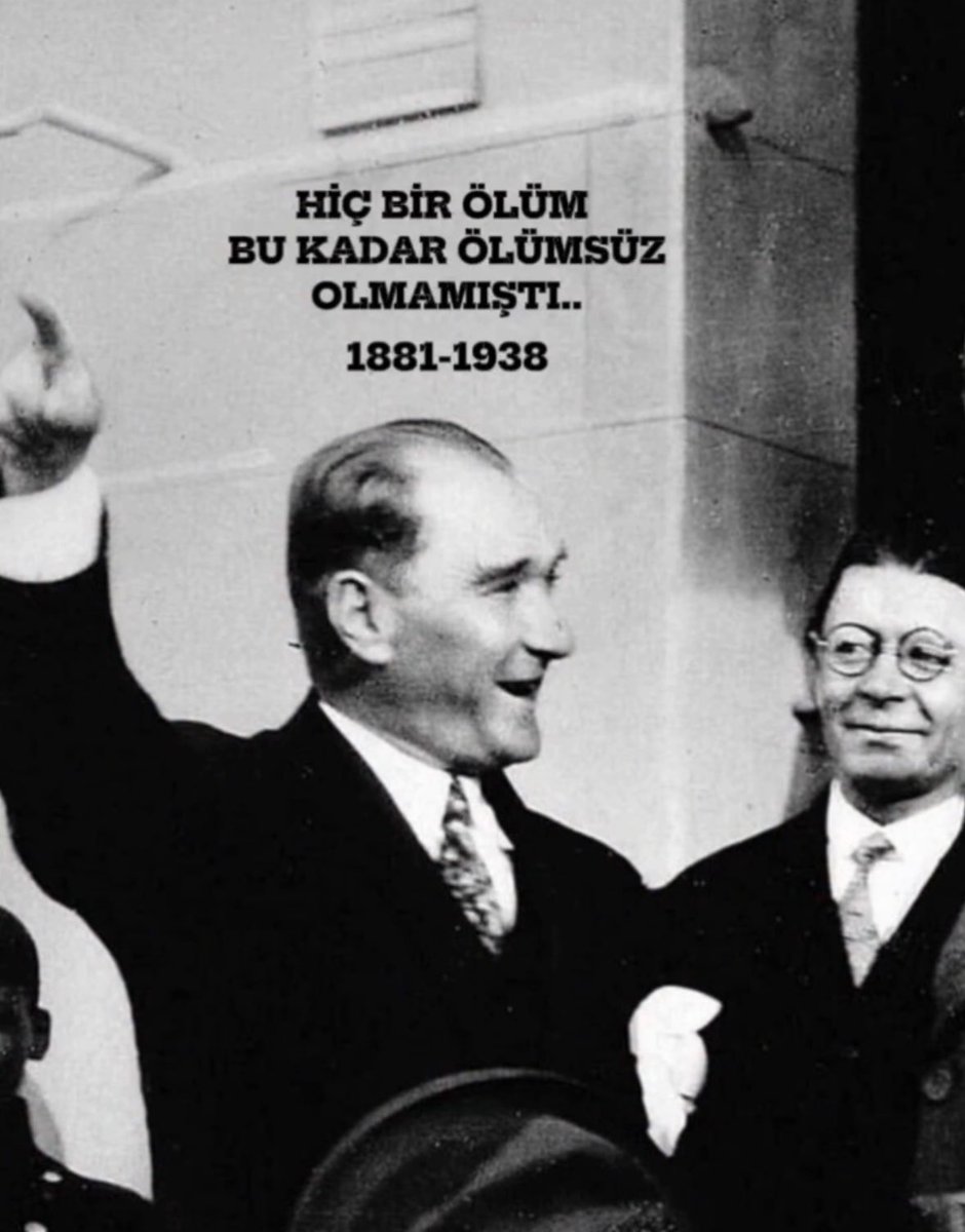 #10Kasim
 
Aklımızda fikirlerin kalbimizde sevgin ilelebet bitmeyecektir....Her daim senin yolundayız Atam...