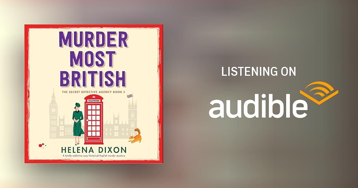 Love an audiobook?🎧  Enjoy golden age style mysteries? Try Murder most British UK: audible.co.uk/pd/B0FXHJ42ZQ/… 
US: audible.com/pd/B0FXHHX1BW/…
SoundCloud: soundcloud.com/bookouture/mur…