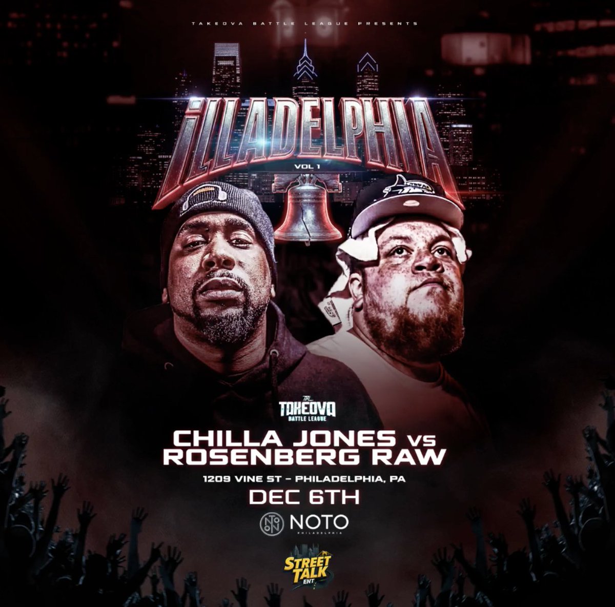 LTBRpodcast's tweet photo. TBL Announces Chilla Jones vs Rosenberg Raw going down on the ILLADELPHIA CARD! 🔥 https://t.co/gWPE9Xfj9g