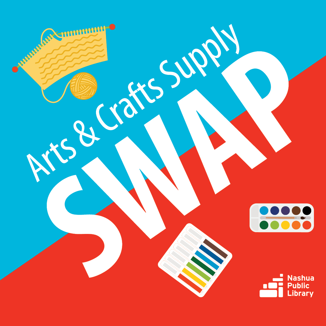 Our annual Arts &amp; Crafts Supply Swap returns this week, plus 14 other free events! 🔗 Explore everything we're offering on our online calendar here: bit.ly/45cRFke