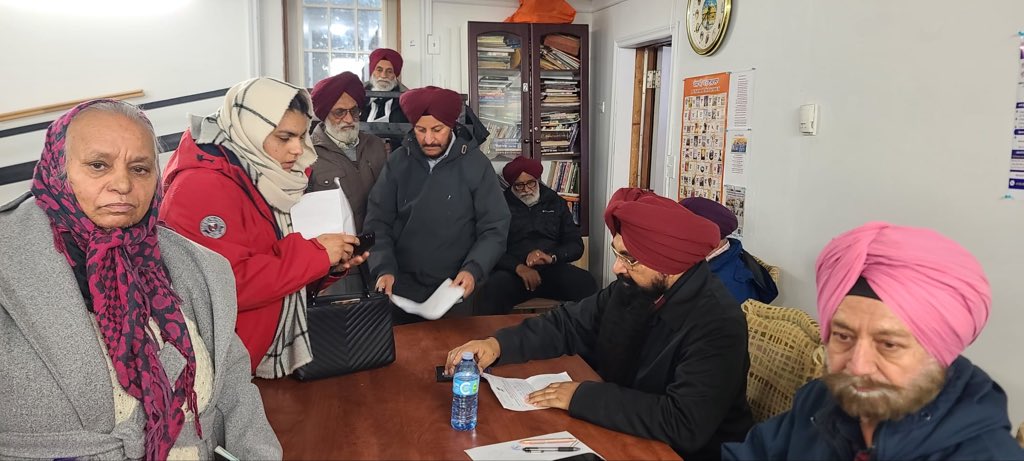 700 aged pensioners served on a snowy day. LifeCertificate by <a href="/IndiainToronto/">IndiainToronto</a> to retired pensioners is needed so that they can get pension to support themselves for their lifelong service.Disruption,Threats,intimidation,protests,fake propaganda by #CBK against 🇨🇦ians needs to 🛑