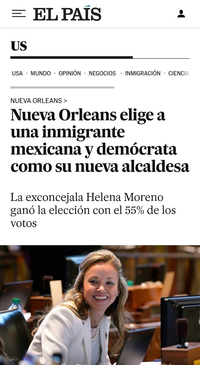 🚨 La Veracruzana Helena Morena fue electa como Alcaldesa de Nuevo Orleans

ESTE ES EL GRAN MIEDO DE TRUMP

Que la población Mexicana en Estados Unidos cada vez es mayor, cada vez tiene más votos y más poder político.

Justicia Divina, ya es tiempo de recuperar lo robado...