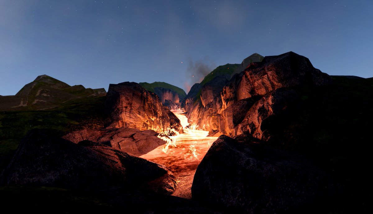 Forumsrblx's tweet photo. Volcano in the works 🌋🌋 #ROBLOX #robloxbuilding #RobloxDev #ShowCase https://t.co/k6nMOJX4ot