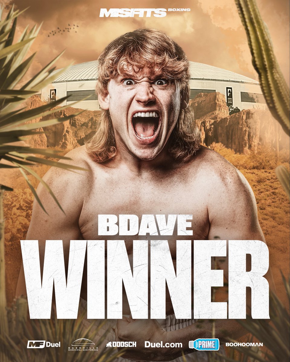 MisfitsBoxing's tweet image. 🇺🇸 @bdave69 gets the first round knockout 😳

Watch MF Duel on @DAZNBoxing 🍿