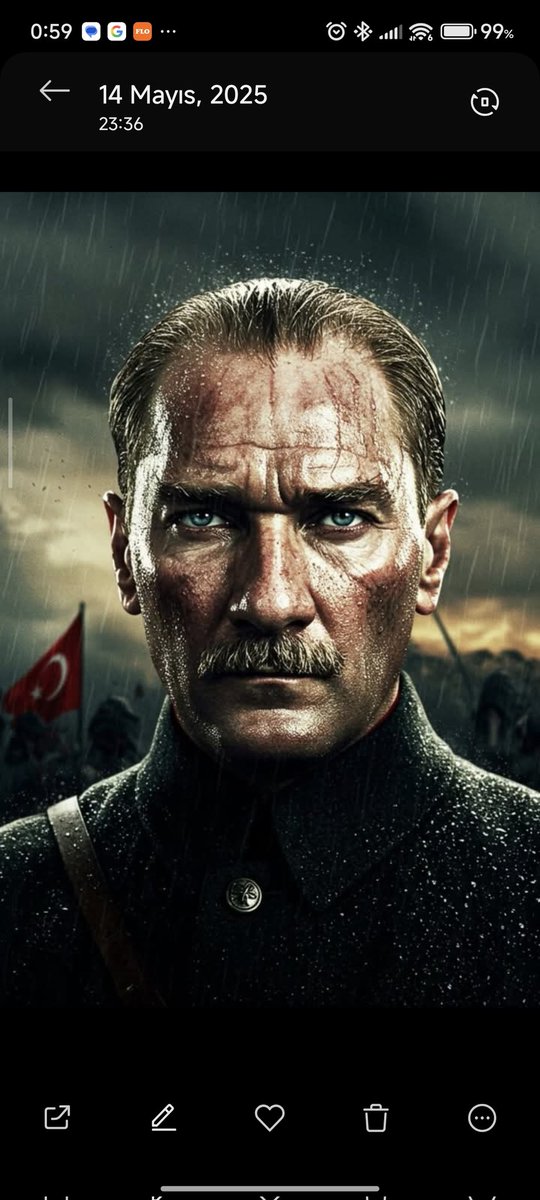 bar_kod's tweet photo. Atatürk'ün sonsuz mirası, fırtınalı göklerin altında bile yıldız gibi parlar. Ey Türk ulusu ve gençliği, o ateşle yoğrulmuş ruhunuzu kuşanın; yarınları fethetmek için bugün ayağa kalkın, çünkü Nutuk'un yankısı kalplerinizde ebedi bir zafer marşıdır. 🇹🇷 https://t.co/v6Pv90CpZm