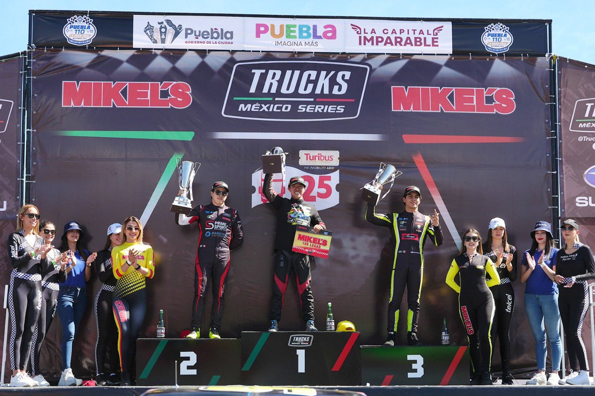 🏎️🏁 #TiempoExtra
El piloto, Gerardo Rodríguez, consigue su séptimo triunfo en la actual temporada y a la vez el título de la Temporada 2025 Trucks México Series