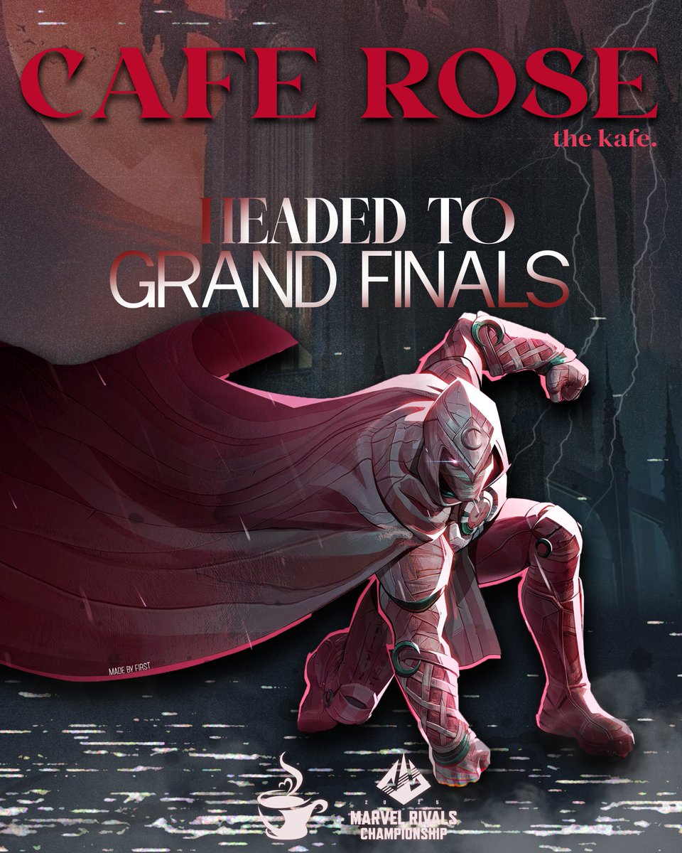 CAFE ROSE HAS WON LOWER BRACKET FINALS AGAINST <a href="/NTMRgg/">NTMR</a> AND ARE HEADED TO GRANDFINALS!🌹

⌈ #TheKafe | #MARVELRIVALS」