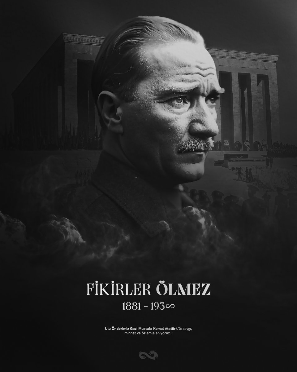 Fikirleri, cesareti ve mirası yolumuzu aydınlatmaya devam ediyor. 🖤

Ulu Önder Gazi Mustafa Kemal Atatürk’ü, aramızdan ayrılışının 87. yılında saygı, özlem ve minnetle anıyoruz.